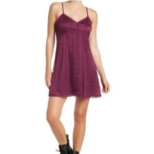 Alice + Olivia Genevieve Spaghetti Strap Dress Boysnberry 10